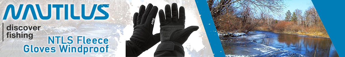 NTLS Fleece Gloves Windproof Dark Blue
