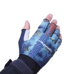 Перчатки без пальцев Aquatic ПЧ-09 (цвет Camo Blue, размер L/XL)
