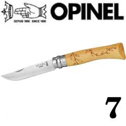 Opinel №7 VRI Nature-Leaves