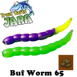 Trout Baits Jara Buf Worm 65 (Pellets)