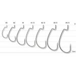 Крючок офсетный Daiwa Bassers Worm Hook SS W.O.S 3/0