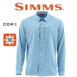 Simms Intruder BiComp Shirt '20, Faded Denim