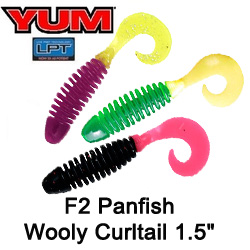 YUM F2 Panfish Wooly Curltail 1.5"