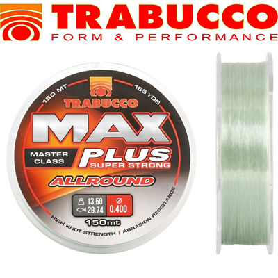 Trabucco Max Plus Allround Clear, Light Green 150m