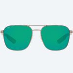 Очки поляризационные Costa Wader 580G Brushed Gunmetal/Green Mirror 580G, Large