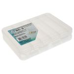 Коробочка Три Кита ВБ-3 2-х сторонняя для воблеров и балансиров (5+5 отд.) прозрачная (200*160*45мм)