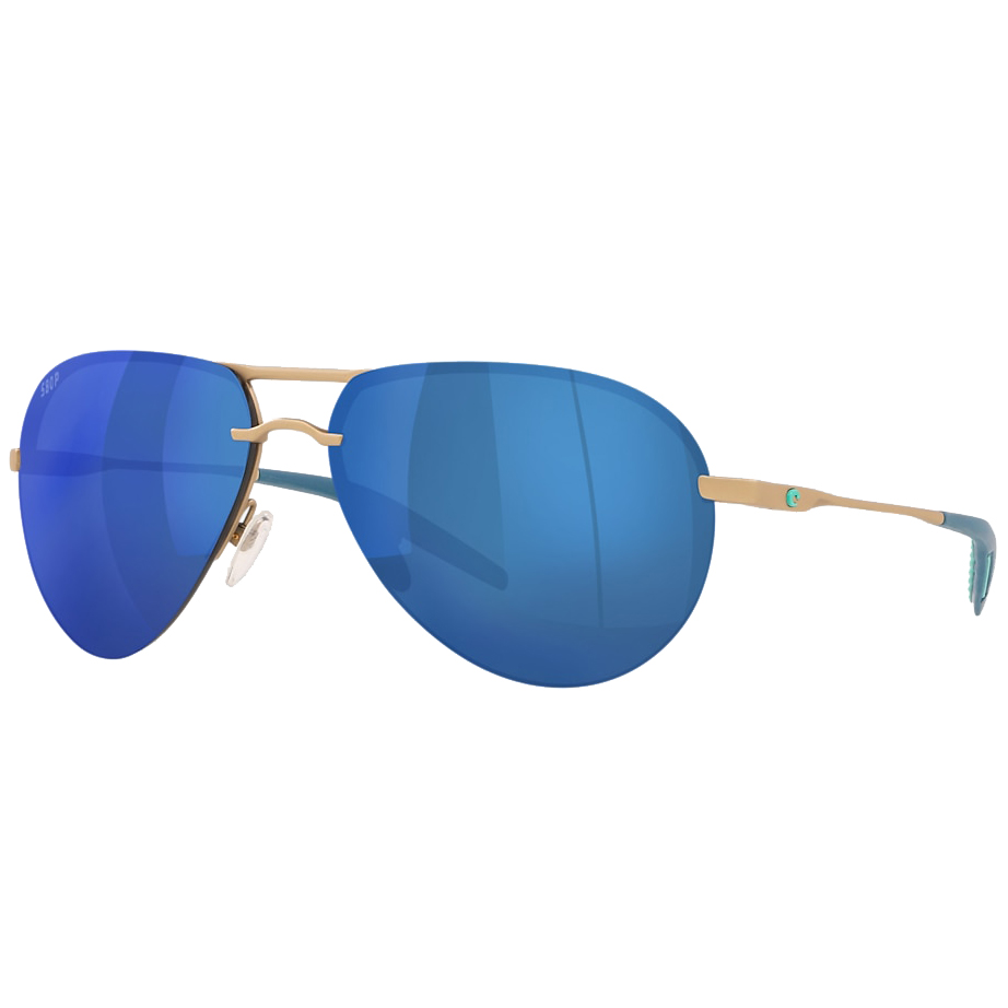 Очки поляризационные Costa Helo 580P Matte Champagne+Deep Blue/Blue Mirror 580P