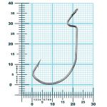 Крючок офсетный Vido Craft Wide Range Worm Big Eye VD-103-1 (BN), 10 шт. 