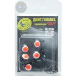 Джиг крашеный Шар 36 гр, цв. 04-черный, кр-к VD-071 GCB-071S-36-04 5 шт