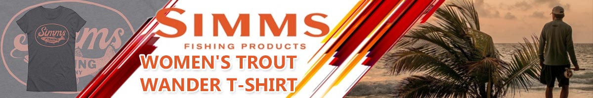 Simms Women's Trout Wander T-Shirt, Charcoal Heather