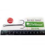 Крючок двойной Mottomo ZX-03XL №1/0 Extra Long (10шт)