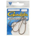 Крючок Gamakatsu Worm Wireguard BRZ №1 (4шт.)