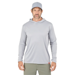 Худи Grundens Tough Sun Masked Hoodie, Mist, S