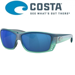 Costa Cat Cay 580 P Matte Caribbean Fade/Blue Mirror