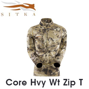 Sitka Core Hvy Wt Zip T Optifade Waterfowl