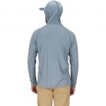 Термофутболка Simms SolarFlex Hoody, Pacific Heather, XXL