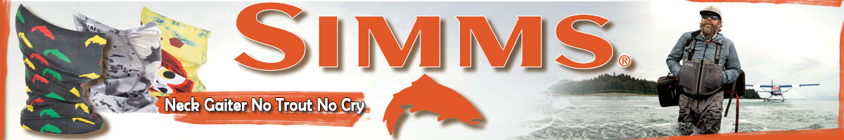 Simms Neck Gaiter, No Trout No Cry