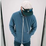 Толстовка Simms Vermilion Full-Zip Hoody, Navy Heather, S