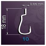 Офсетный крючок Crazy Fish Offset Joint Worm Hook OJWH-10 15шт