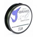 Леска плетеная Daiwa J-Braid X4 135m (зеленая) 0.25mm