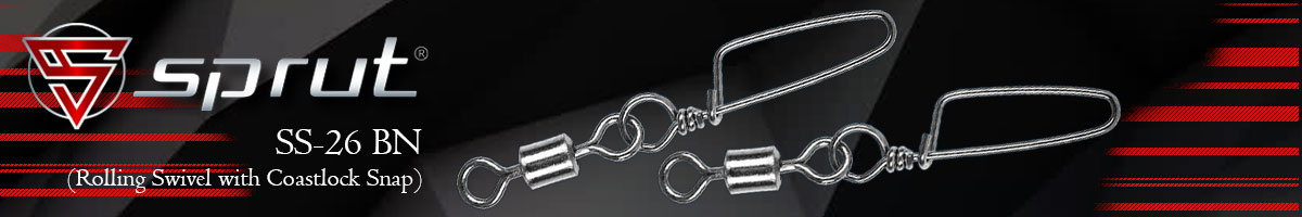 Sprut SS-26 BN (Rolling Swivel with Coastlock Snap)