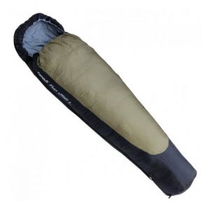 Спальный мешок Campus Fun 250 R-zip (кокон+3С, 215X80X55 см) (цвет black/beige)