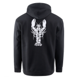 Толстовка Grundens Eat Your Words DWR HD Hoodie, Black Lobster Graphic, 2XL