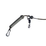 Противозакручиватель оснащенный Carpe Diem Helicopter Rig / Leadcre 45lb, 60cm Green (2шт) CDHLR45G
