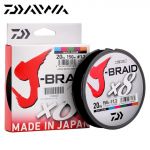 Леска плетеная Daiwa J-Braid X8 0,16мм 300м (мультиколор)