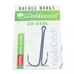 Крючок двойной Mottomo ZX-03XL №2/0 Extra Long (10шт)