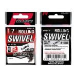 Вертлюг Ruzza Rolling Swivel Black №7 10шт