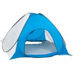 Палатка зимняя автомат Premier Fishing 1,8*1,8 бело-голубая, дно на молнии (PR-D-TNC-038-1.8)