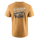 Футболка Grundens Leroy Brown SS T-Shirt, Whiskey, M