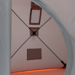 Палатка зимняя Helios Куб 1,5х1,5 orange lumi/gray