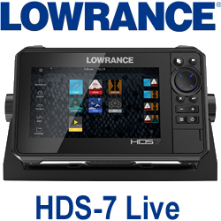 Lowrance HDS-7 Live ROW GPS Plotter without Transducer (000-14418-001)