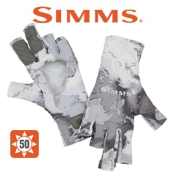 Simms SolarFlex SunGlove Cloud Camo Grey