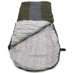 Спальный мешок с подголовником "СЛЕДОПЫТ- Traveller XL", 190+35х85 см, до 0С, 3х слойный, цв. хаки