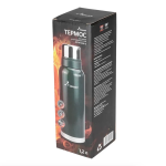 Термос Tonar (HS.TM-058-G) 1200ML с ситечком зеленый (2 крышки-кружки)