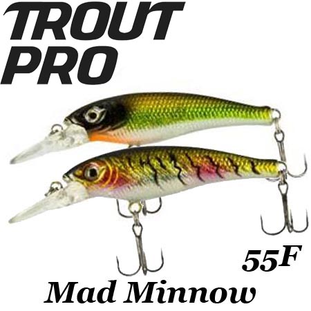 Trout Pro Mad Minnow 55F
