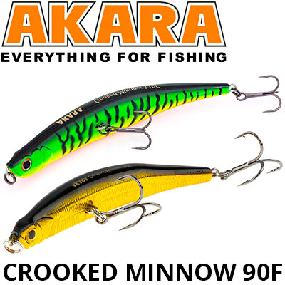 Akara Crooked Minnow 90F 7 гр.