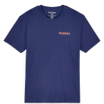 Футболка Simms Bass Ruler T-Shirt, Navy, S