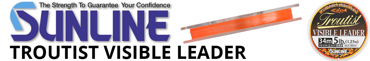 Sunline Troutist Visible Leader 34m