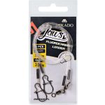Поводок Mikado JAWS Fluorocarbon MEDIUM (35см, 12кг.) 2 шт. (ZGJ08-35-12)