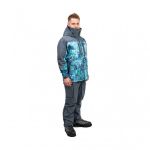 Куртка FHM Guard Принт голубой/Серый  3XL