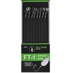 Крючок одинарный с поводком BKK Feeder Tournament, FT-1 Bait Band Rigs (A-BW-5015) #10 (8шт)
