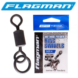 Flagman Flat Feeder Rings Swivels