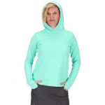Термофутболка Simms Women's Solarflex UltraCool Hoody, Aruba, L