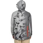 Термофутболка Simms SolarVent Hoody - Pro, Woodland Camo Steel, XL