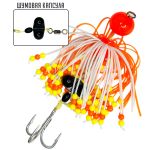 Блесна вертикальная Bat Catfish Teaser 140g. цвет # ORANGE, шт