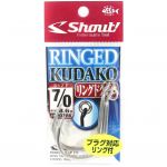 Крючки для джиг-блесен Shout 207RK Ringed Cudaco 7/0
